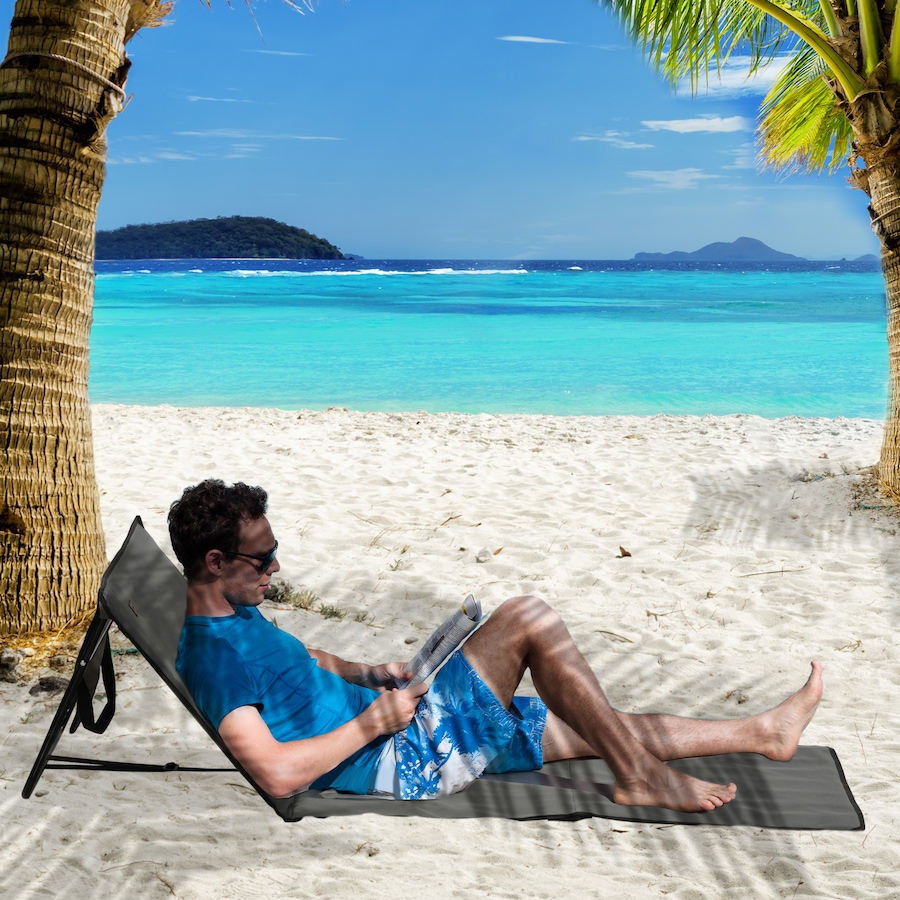 Image 980936_ALTMORE1.jpg, Product 980-936 / Price $59.99, Outsunny Foldable Lounge Chairs with Carry Strap, Grey from Outsunny on TSC.ca's Health & Fitness department