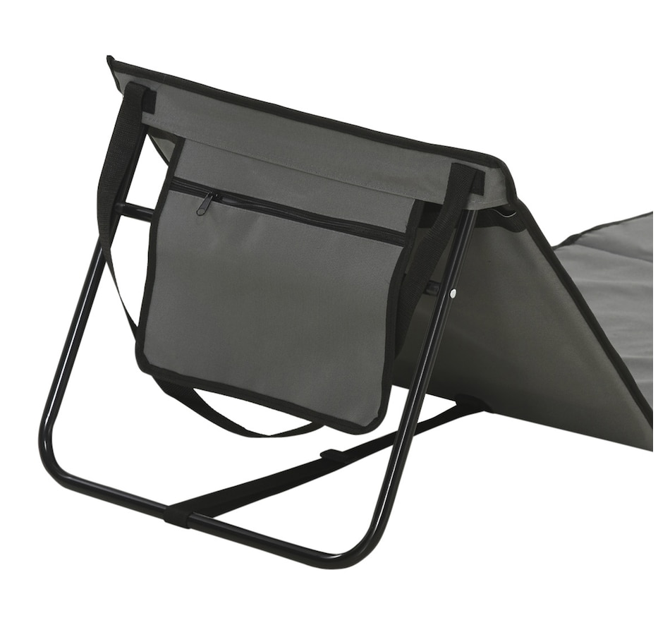 Image 980936_ALTMORE6.jpg, Product 980-936 / Price $54.99, Outsunny Foldable Lounge Chairs with Carry Strap, Grey from Outsunny on TSC.ca's Health & Fitness department