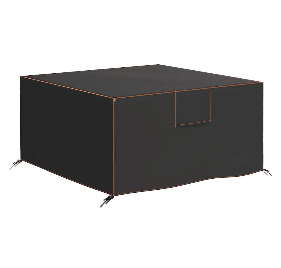Image 980954.jpg, Product 980-954 / Price $38.99, Outsunny Patio Furniture Cover Waterproof, 55.1" x 55.1" x 28.1", Black from Outsunny on TSC.ca's Home & Garden department