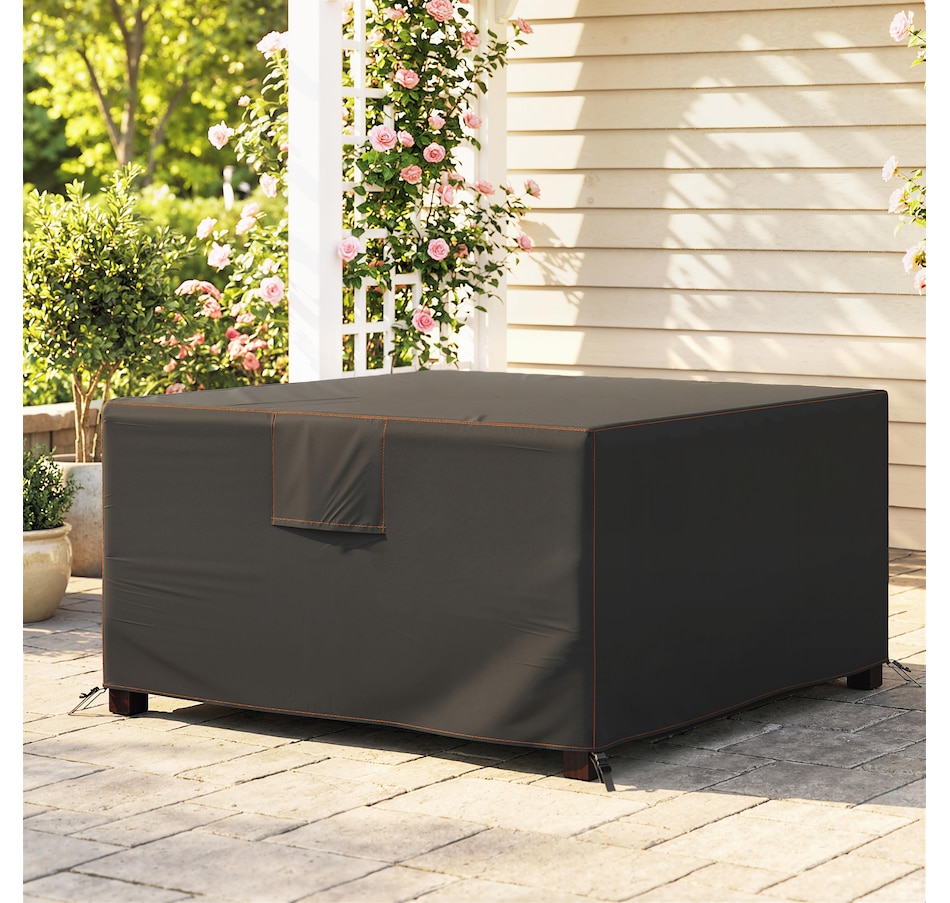 Image 980954_ALTMORE1.jpg, Product 980-954 / Price $38.99, Outsunny Patio Furniture Cover Waterproof, 55.1" x 55.1" x 28.1", Black from Outsunny on TSC.ca's Home & Garden department