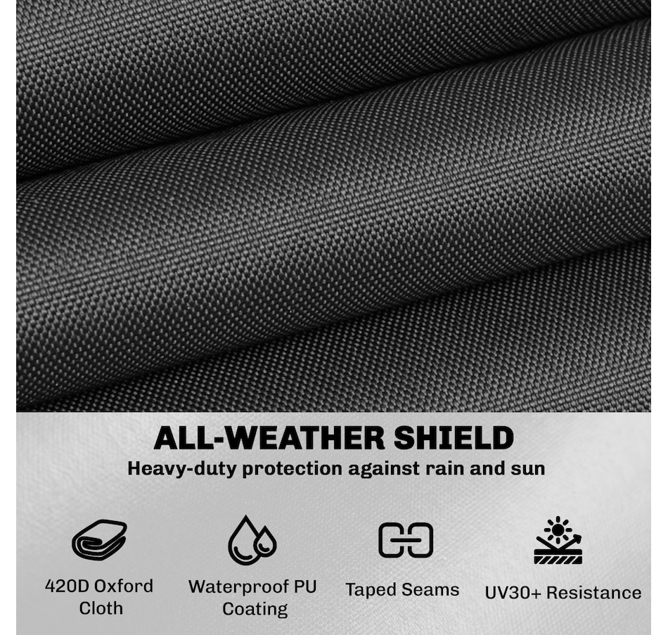 Image 980954_ALTMORE3.jpg, Product 980-954 / Price $38.99, Outsunny Patio Furniture Cover Waterproof, 55.1" x 55.1" x 28.1", Black from Outsunny on TSC.ca's Home & Garden department
