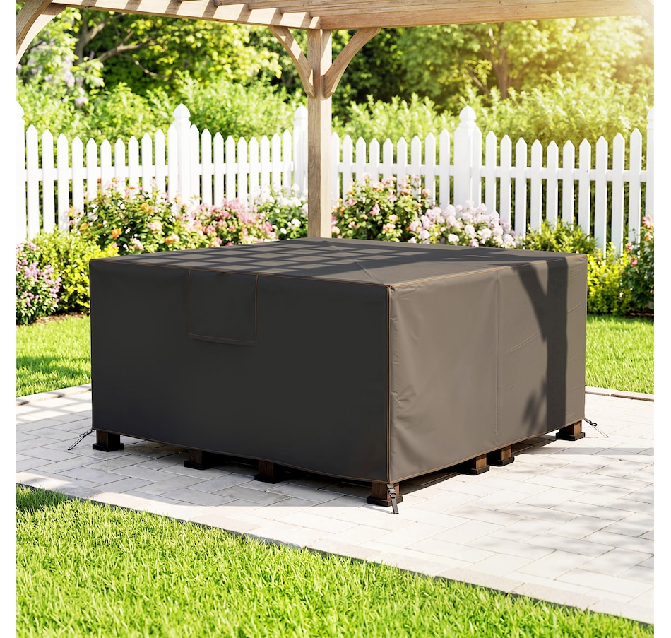 Image 980954_ALTMORE6.jpg, Product 980-954 / Price $38.99, Outsunny Patio Furniture Cover Waterproof, 55.1" x 55.1" x 28.1", Black from Outsunny on TSC.ca's Home & Garden department