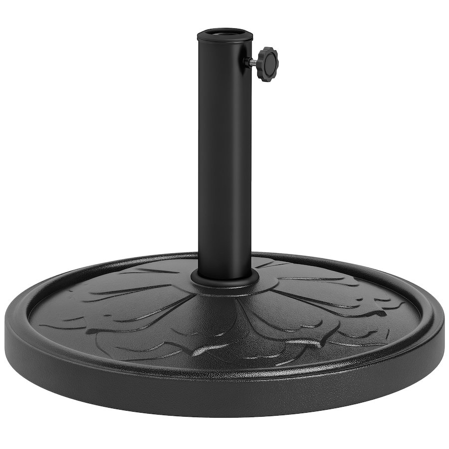 Image 980971.jpg, Product 980-971 / Price $64.99, Outsunny Patio Umbrella Base, 26 lbs Resin Outdoor Umbrella Stand, Black from Outsunny on TSC.ca's Home & Garden department