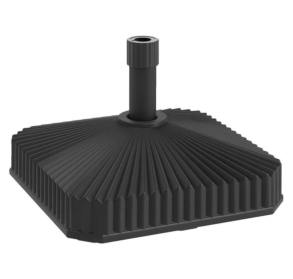 Image 980972.jpg, Product 980-972 / Price $44.99, Outsunny Patio Umbrella Base Umbrella Stand, Sand/Water Filled, Black from Outsunny on TSC.ca's Home & Garden department