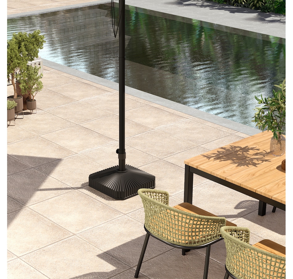 Image 980972_ALTMORE8.jpg, Product 980-972 / Price $44.99, Outsunny Patio Umbrella Base Umbrella Stand, Sand/Water Filled, Black from Outsunny on TSC.ca's Home & Garden department
