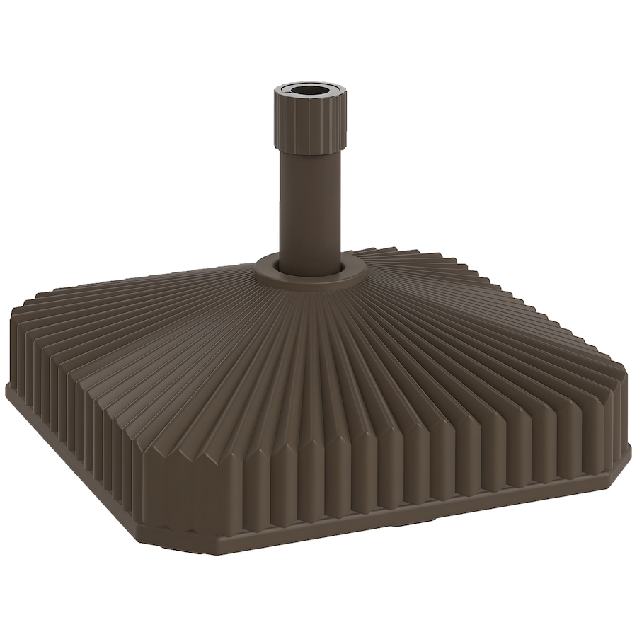 Image 980989.jpg, Product 980-989 / Price $46.99, Outsunny Patio Umbrella Base Umbrella Stand, Sand/Water Filled, Brown from Outsunny on TSC.ca's Home & Garden department