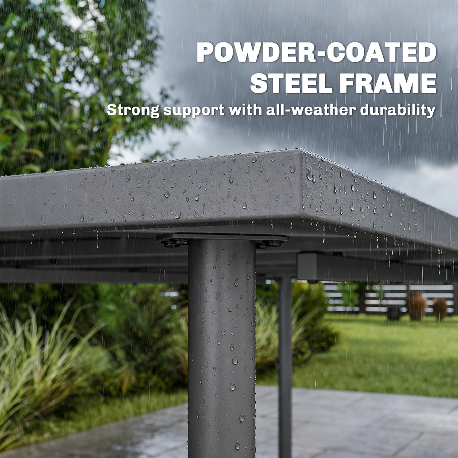 Image 980997_ALTMORE5.jpg, Product 980-997 / Price $179.99, Outsunny 65" x 31.5" Outdoor Dining Table for 6, Patio Dining Table from Outsunny on TSC.ca's Home & Garden department