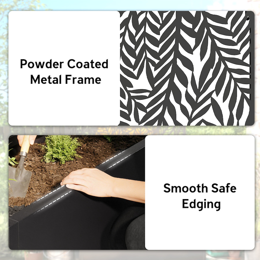 Image 981008_ALTMORE6.jpg, Product 981-008 / Price $104.99, Outsunny Metal Planter Box with Trellis, 44.5" Raised Garden Bed from Outsunny on TSC.ca's Home & Garden department