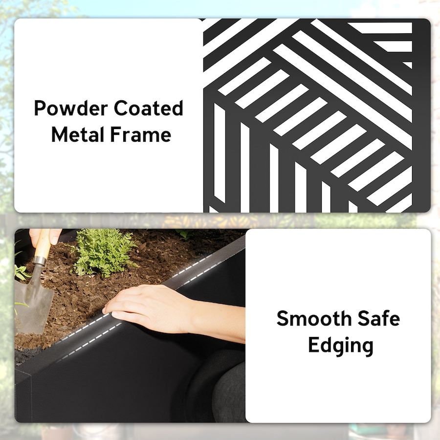 Image 981011_ALTMORE5.jpg, Product 981-011 / Price $119.99, Outsunny Metal Planter Box with Trellis, 44.5" Raised Garden Bed from Outsunny on TSC.ca's Home & Garden department