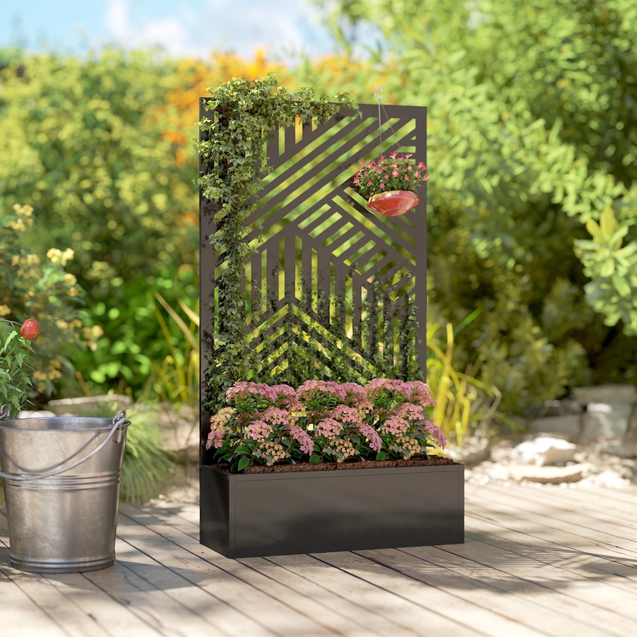 Image 981011_ALTMORE7.jpg, Product 981-011 / Price $119.99, Outsunny Metal Planter Box with Trellis, 44.5" Raised Garden Bed from Outsunny on TSC.ca's Home & Garden department