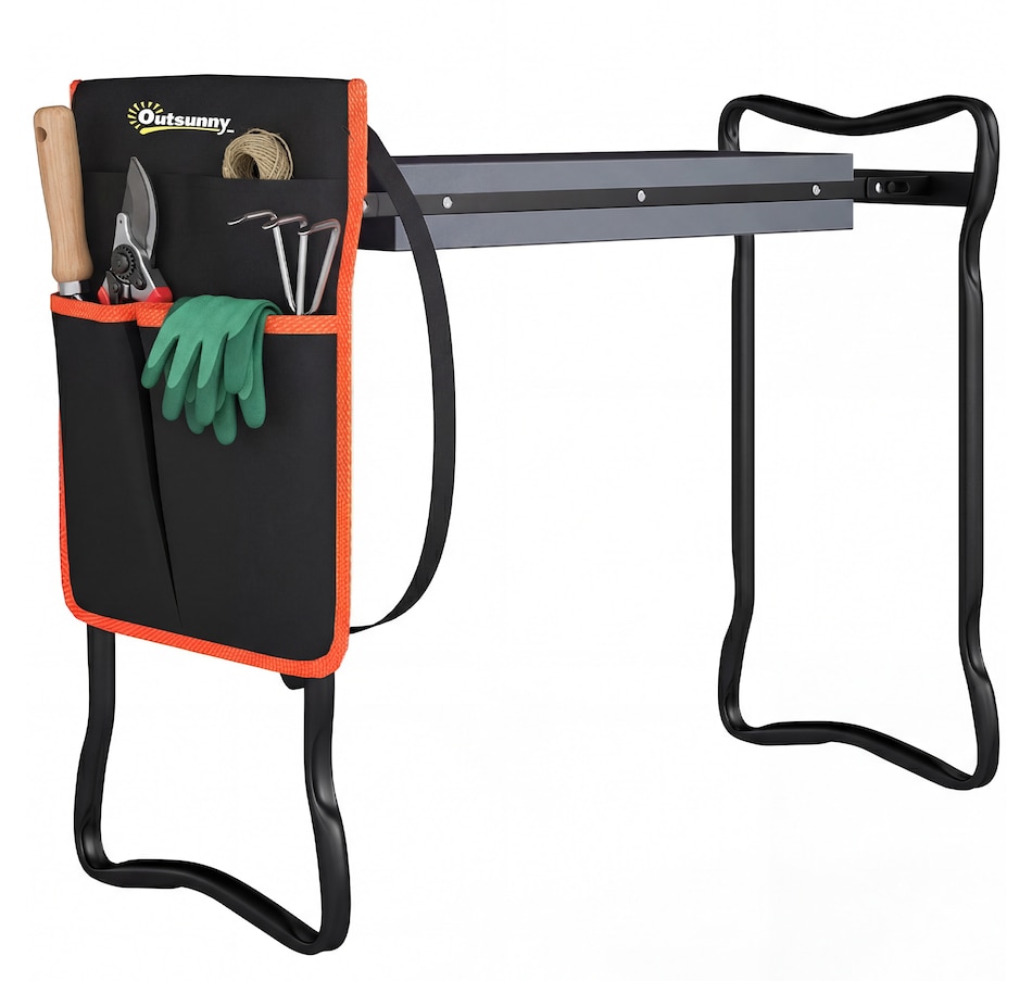 Image 981022.jpg, Product 981-022 / Price $56.99, Outsunny Garden Kneeler and Seat, 330lbs Heavy Duty Gardening Stool from Outsunny on TSC.ca's Home & Garden department