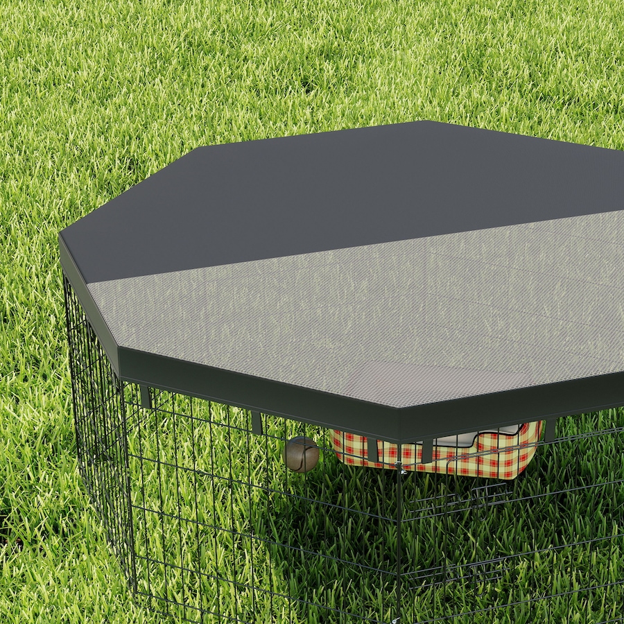 Image 981054_ALTMORE8.jpg, Product 981-054 / Price $85.99, PawHut 8 Panels Foldable Dog Playpen with Top Cover, 24" High from PawHut on TSC.ca's Home & Garden department