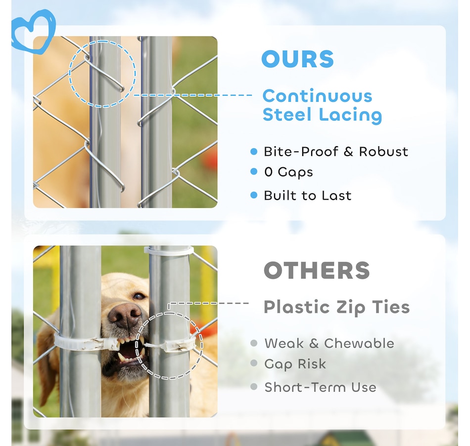 Image 981057_ALTMORE8.jpg, Product 981-057 / Price $669.99, PawHut 19.7' x 7.5' x 6.6' Dog Kennel Outdoor w/ Waterproof Cover from PawHut on TSC.ca's Home & Garden department
