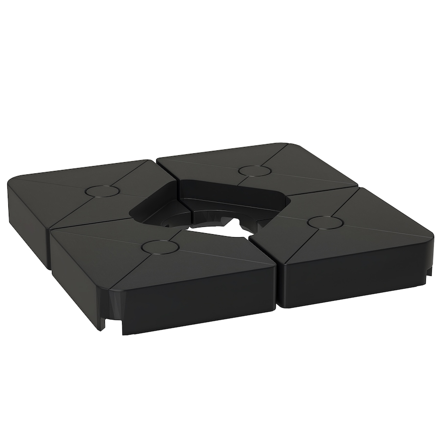 Image 981093.png, Product 981-093 / Price $89.99, Outsunny Umbrella Weights for Cantilever Parasols, Set of 4 Parasol Base Weights, Black from Outsunny on TSC.ca's Home & Garden department
