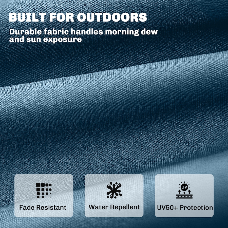 Image 981104_ALTMORE5.jpg, Product 981-104 / Price $76.99, Outsunny Patio Lounge Chair Cushion with Securing Straps, Blue from Outsunny on TSC.ca's Home & Garden department