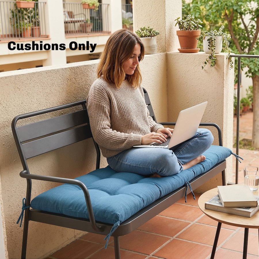 Image 981104_ALTMORE7.jpg, Product 981-104 / Price $76.99, Outsunny Patio Lounge Chair Cushion with Securing Straps, Blue from Outsunny on TSC.ca's Home & Garden department