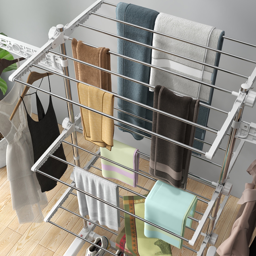 Image 981122_ALTMORE32.jpg, Product 981-122 / Price $59.99 - $73.99, HOMCOM Clothes Drying Rack with Side Wings for Indoor Outdoor from HOMCOM on TSC.ca's Home & Garden department