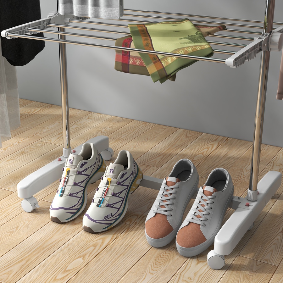 Image 981122_ALTMORE33.jpg, Product 981-122 / Price $59.99 - $73.99, HOMCOM Clothes Drying Rack with Side Wings for Indoor Outdoor from HOMCOM on TSC.ca's Home & Garden department