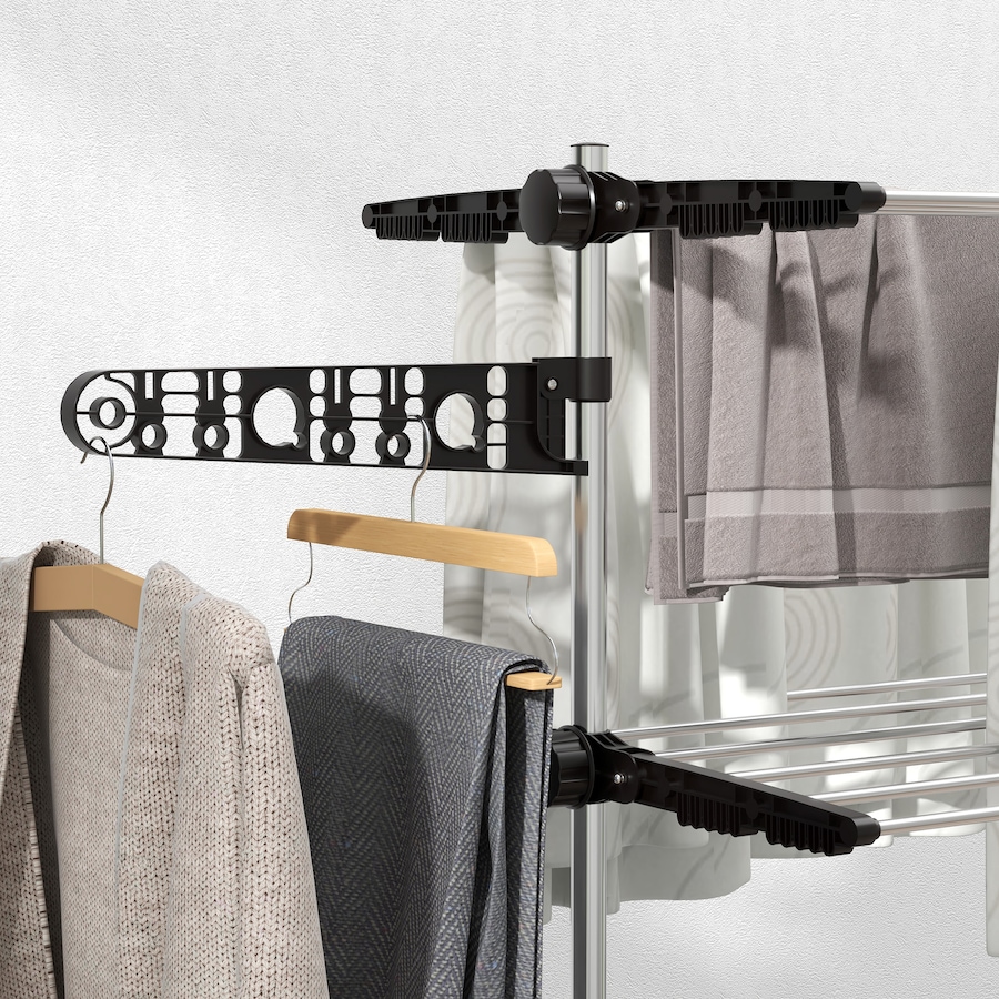 Image 981122_ALTMORE49.jpg, Product 981-122 / Price $59.99 - $73.99, HOMCOM Clothes Drying Rack with Side Wings for Indoor Outdoor from HOMCOM on TSC.ca's Home & Garden department
