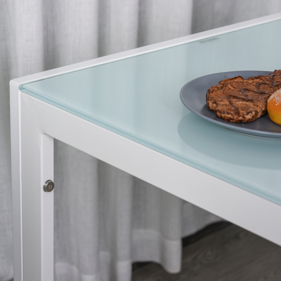 Image 981123_ALTMORE23.jpg, Product 981-123 / Price $284.99 - $318.26, HOMCOM Dining Table Set for 4, Rectangular Glass Kitchen Table With Chairs from HOMCOM on TSC.ca's Home & Garden department