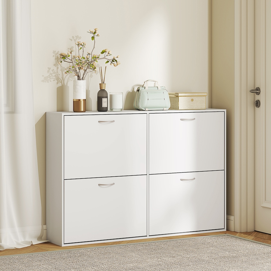 Image 981125_ALTMORE16.jpg, Product 981-125 / Price $164.99, Flip Down Shoe Shelf Wooden Multi Cabinet Drawer Organizer Living Room from HOMCOM on TSC.ca's Home & Garden department