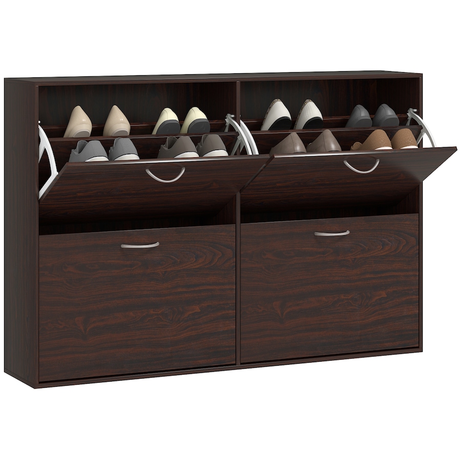 Image 981125_ST01.jpg, Product 981-125 / Price $164.99, Flip Down Shoe Shelf Wooden Multi Cabinet Drawer Organizer Living Room from HOMCOM on TSC.ca's Home & Garden department