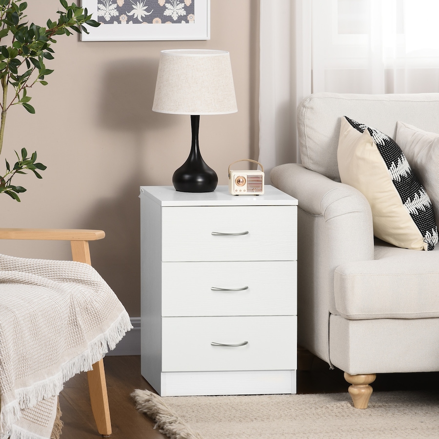 Image 981126_ALTMORE1.jpg, Product 981-126 / Price $101.99 - $106.08, HOMCOM Bedside Table, Night Stand with 3 Drawer for Bedroom from HOMCOM on TSC.ca's Home & Garden department