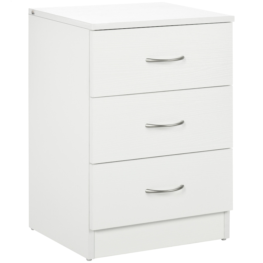 Image 981126_ST01.jpg, Product 981-126 / Price $101.99 - $106.08, HOMCOM Bedside Table, Night Stand with 3 Drawer for Bedroom from HOMCOM on TSC.ca's Home & Garden department
