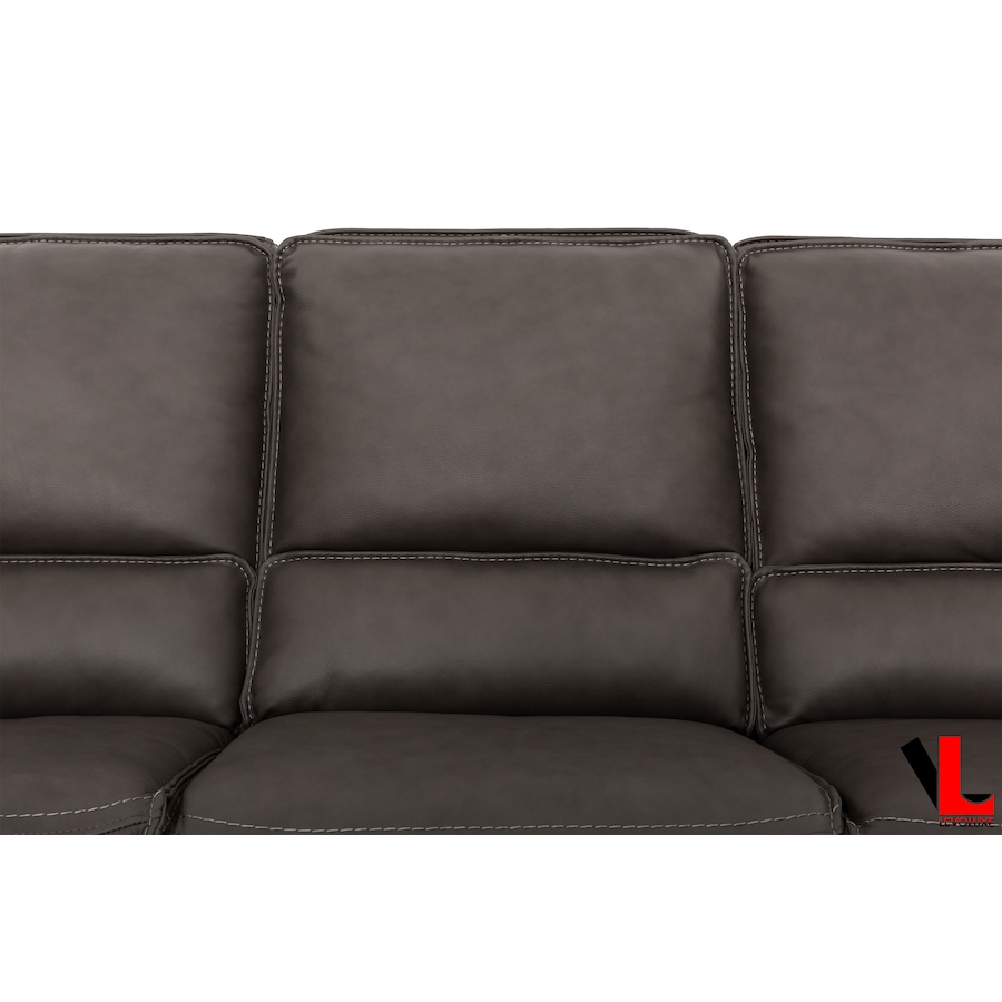 Image 981128_ALTMORE11.png, Product 981-128 / Price $3,149.99, Levoluxe Odessa 92" Power Reclining 3 Seater Sofa with Power Headrests in Tex Grey Leather Match from Levoluxe on TSC.ca's Home & Garden department