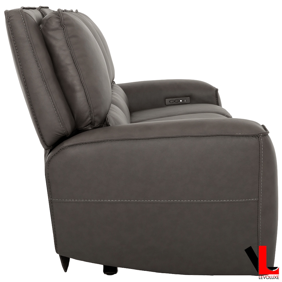 Image 981128_ALTMORE6.png, Product 981-128 / Price $3,149.99, Levoluxe Odessa 92" Power Reclining 3 Seater Sofa with Power Headrests in Tex Grey Leather Match from Levoluxe on TSC.ca's Home & Garden department