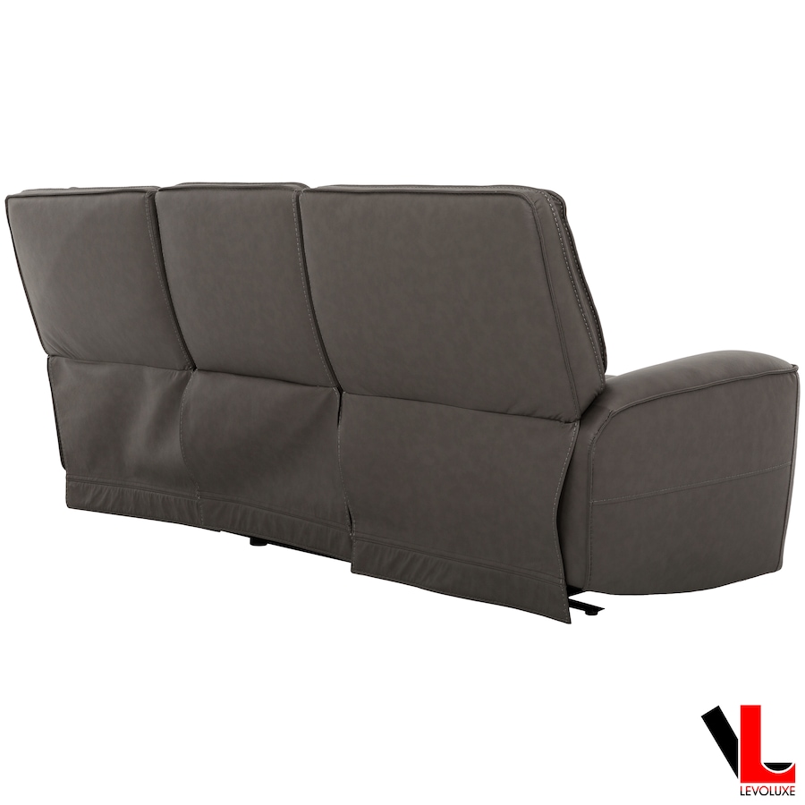 Image 981128_ALTMORE7.png, Product 981-128 / Price $3,149.99, Levoluxe Odessa 92" Power Reclining 3 Seater Sofa with Power Headrests in Tex Grey Leather Match from Levoluxe on TSC.ca's Home & Garden department