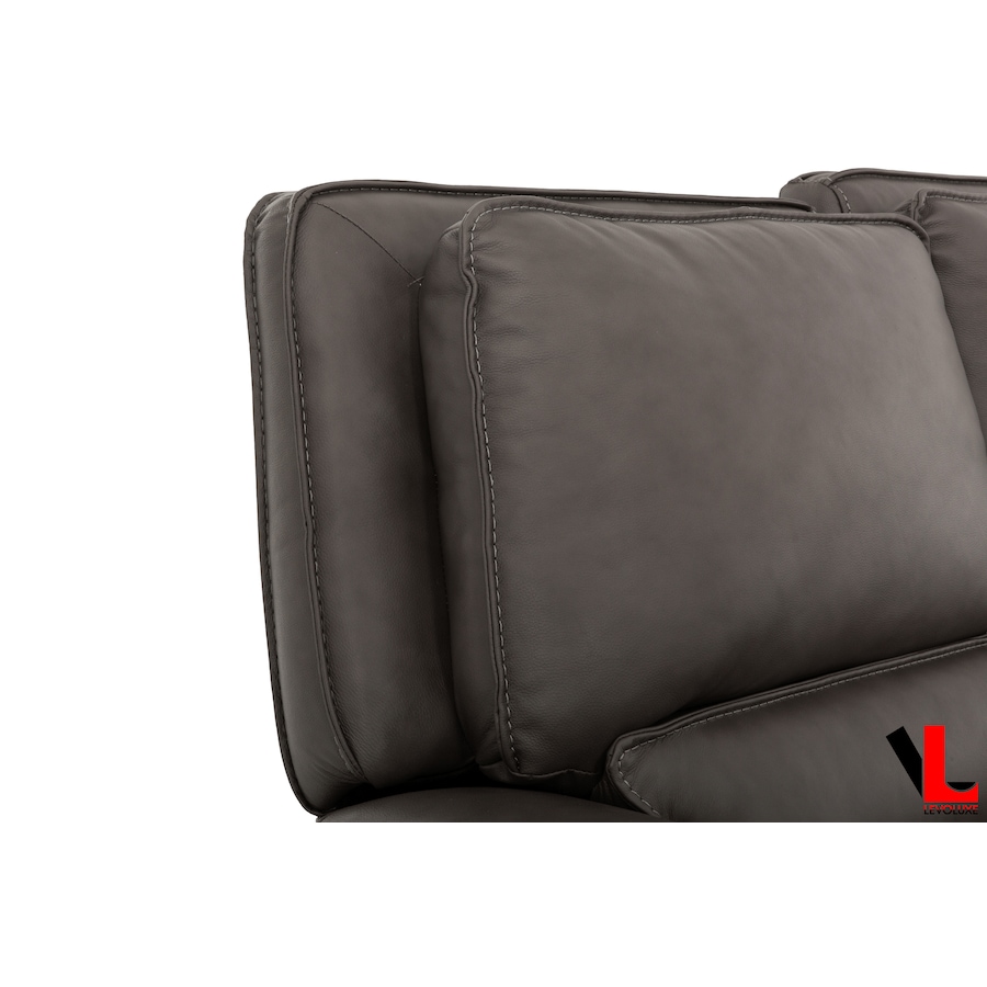 Image 981128_ALTMORE8.png, Product 981-128 / Price $3,149.99, Levoluxe Odessa 92" Power Reclining 3 Seater Sofa with Power Headrests in Tex Grey Leather Match from Levoluxe on TSC.ca's Home & Garden department