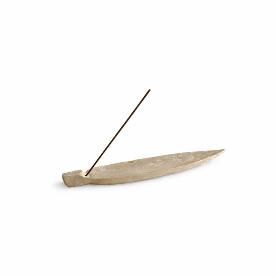 Image 981134.png, Product 981-134 / Price $39.99, Bursera Drift Travertine Incense Holder from Bursera on TSC.ca's Beauty department