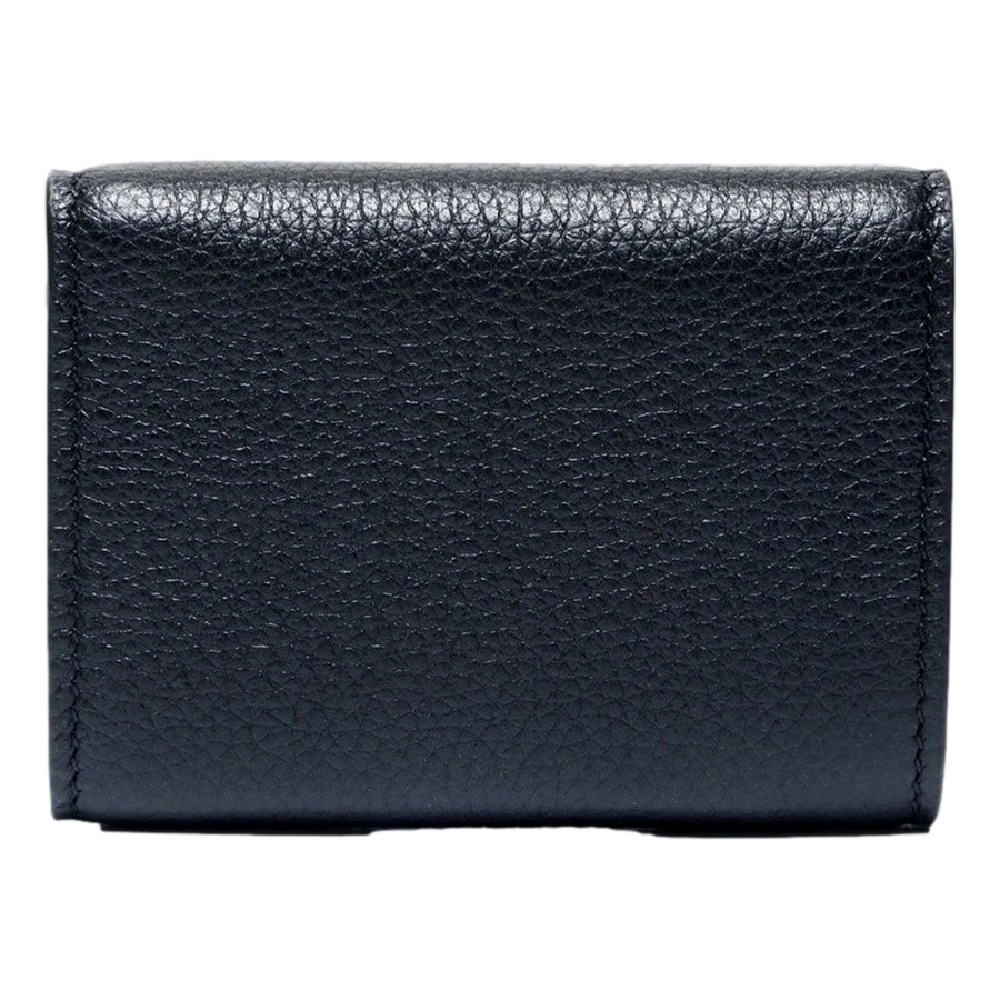Image 981138_ALTMORE1.jpg, Product 981-138 / Price $1,193.00, Gucci Embossed Logo Mini Tri-Fold Wallet Black Yellow Pebbled Leather from Gucci on TSC.ca's Fashion department
