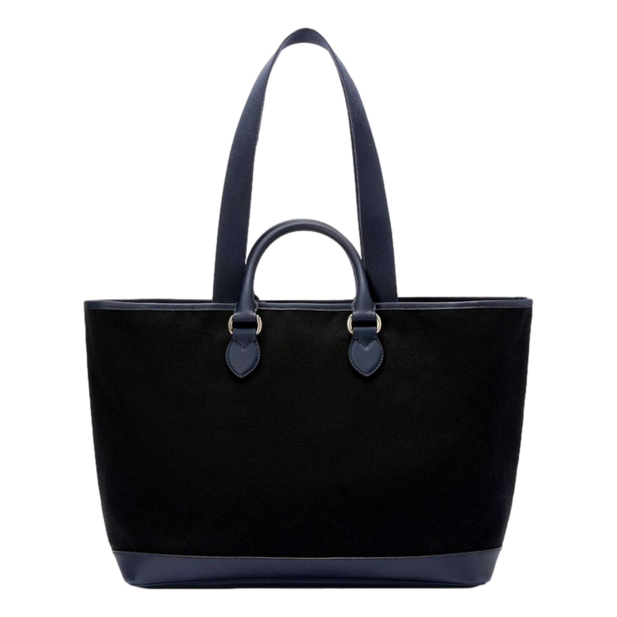 Gucci GG Supreme Canvas Black Navy Leather Large Tote Bag - TSC.ca