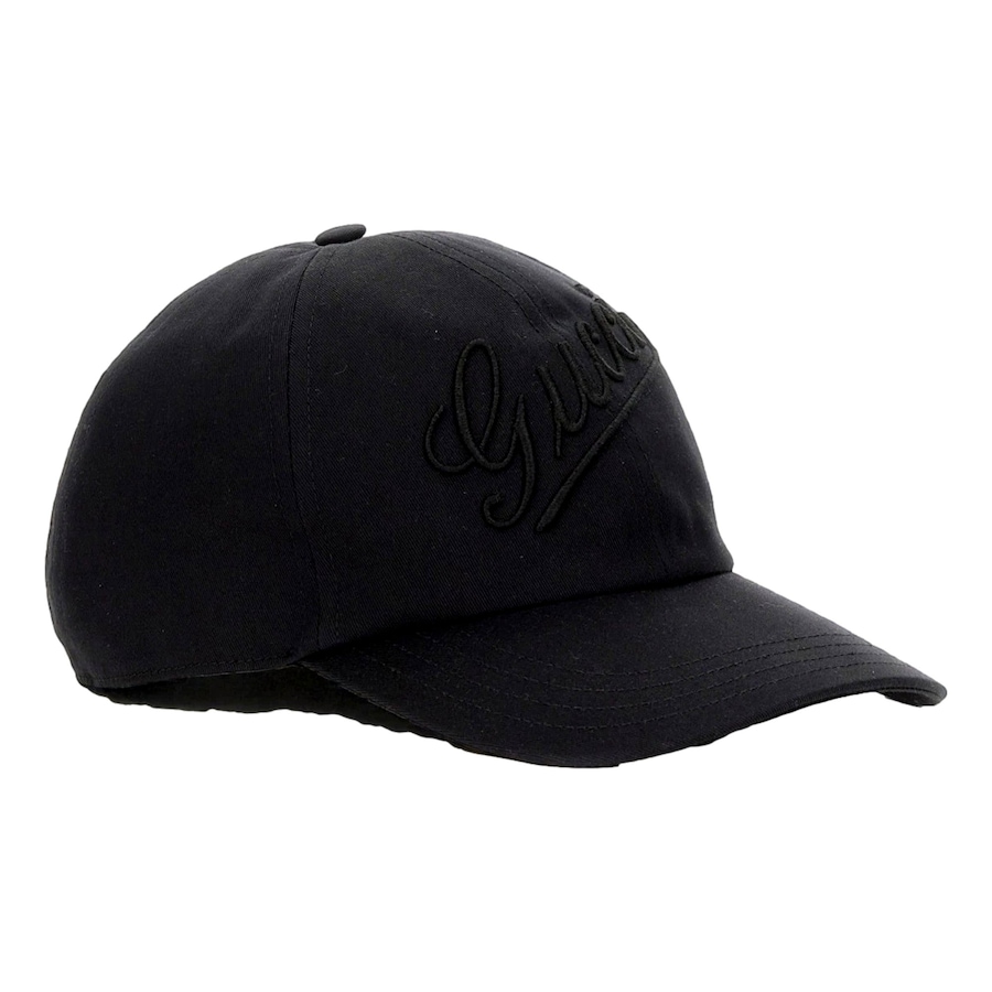 Image 981193.jpg, Product 981-193 / Price $787.00, Gucci Black Embroidered Logo Cotton Baseball Cap Medium from Gucci on TSC.ca's Fashion department