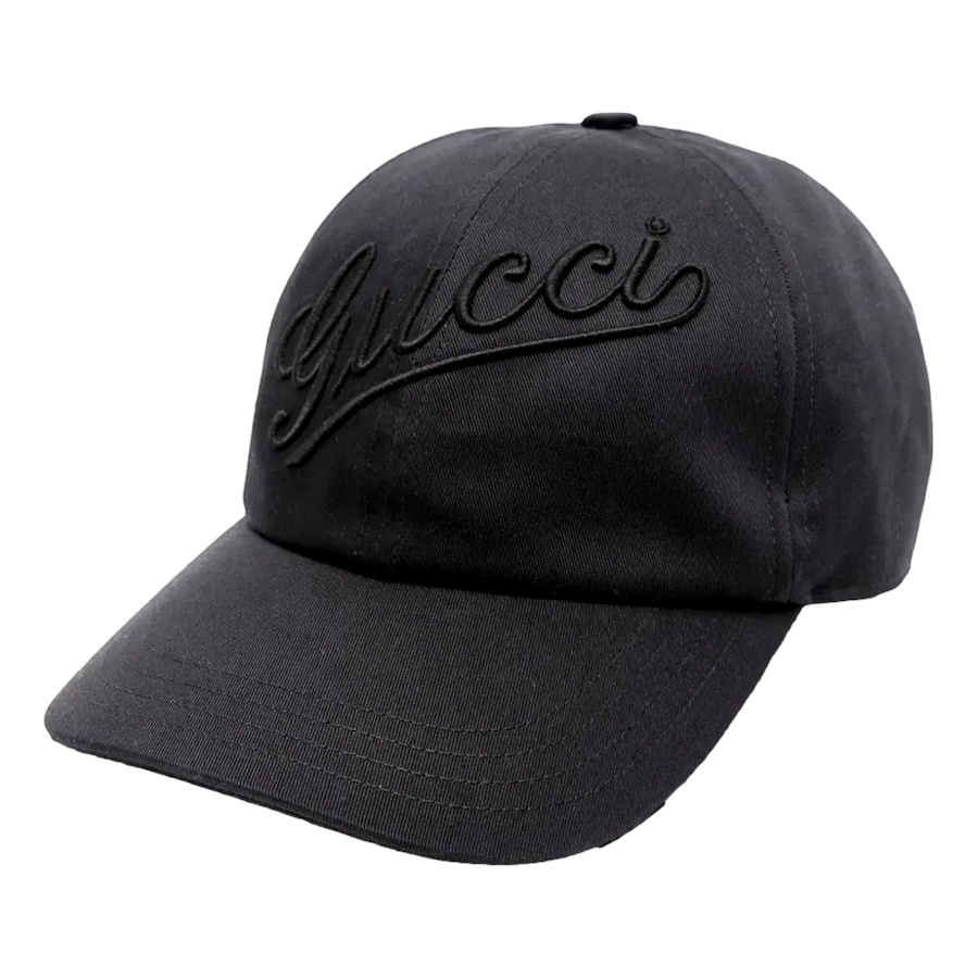 Image 981193_ALTMORE1.jpg, Product 981-193 / Price $787.00, Gucci Black Embroidered Logo Cotton Baseball Cap Medium from Gucci on TSC.ca's Fashion department