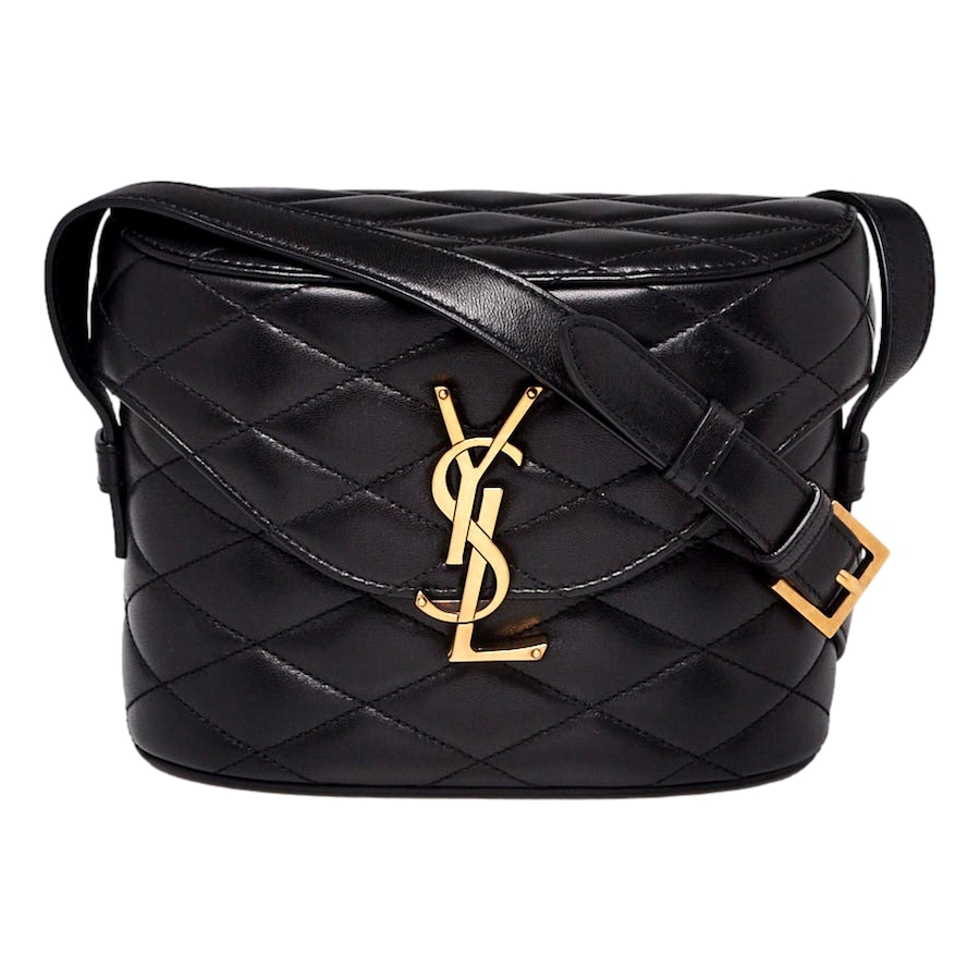 Image 981196.jpg, Product 981-196 / Price $4,055.00, Saint Laurent YSL June Black Quilted Leather Crossbody Bag from Yves Saint Laurent on TSC.ca's Fashion department