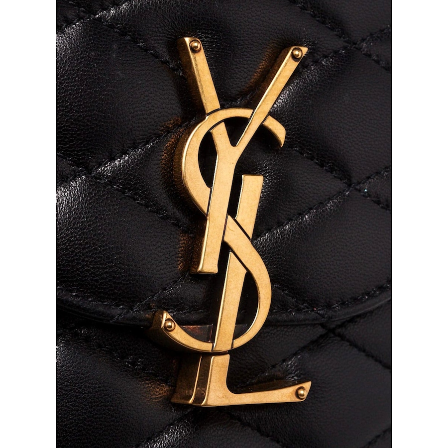 Image 981196_ALTMORE3.jpg, Product 981-196 / Price $4,055.00, Saint Laurent YSL June Black Quilted Leather Crossbody Bag from Yves Saint Laurent on TSC.ca's Fashion department