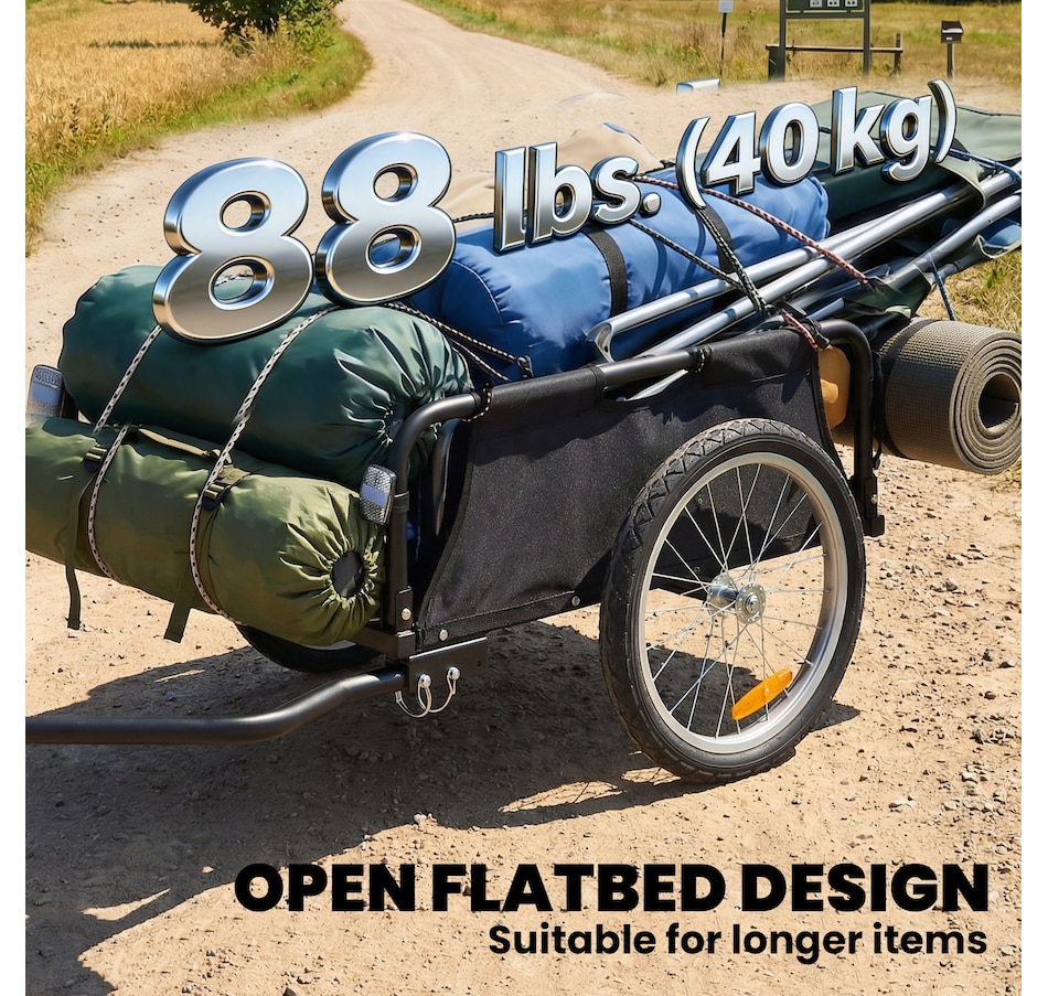 Image 982281_ALTMORE3.jpg, Product 982-281 / Price $129.99, Soozier Bike Cargo Trailer, Bicycle Trailer with Quick Release 16" Wheels from Soozier on TSC.ca's Home & Garden department