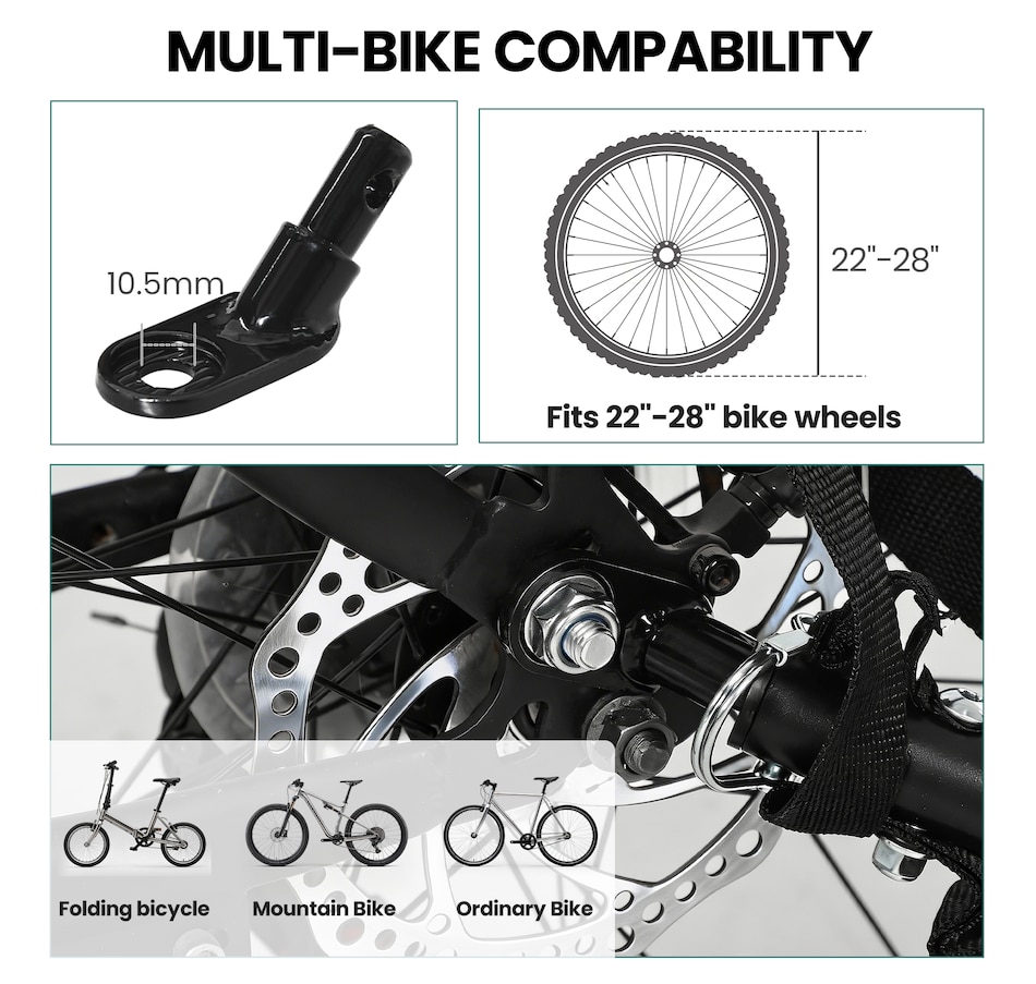 Image 982281_ALTMORE7.jpg, Product 982-281 / Price $129.99, Soozier Bike Cargo Trailer, Bicycle Trailer with Quick Release 16" Wheels from Soozier on TSC.ca's Home & Garden department