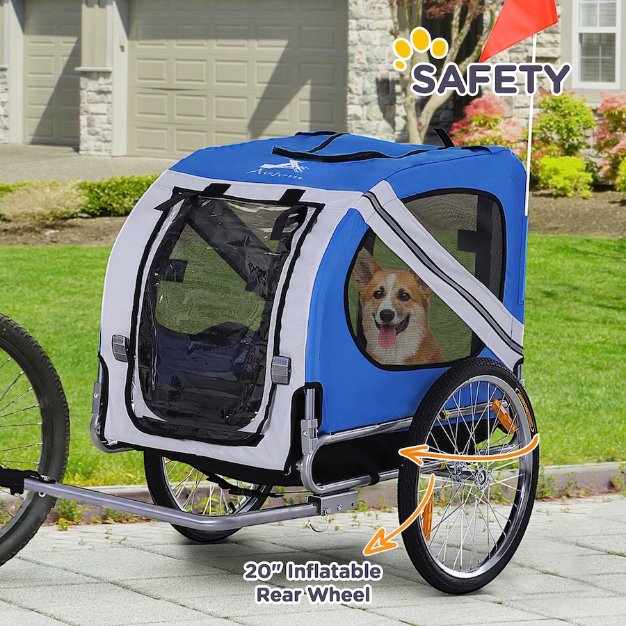 Image 982285_ALTMORE6.jpg, Product 982-285 / Price $149.99, Aosom Dog Bike Trailer Pet Cart Bicycle Wagon Cargo Carrier Attachment from Aosom on TSC.ca's Home & Garden department