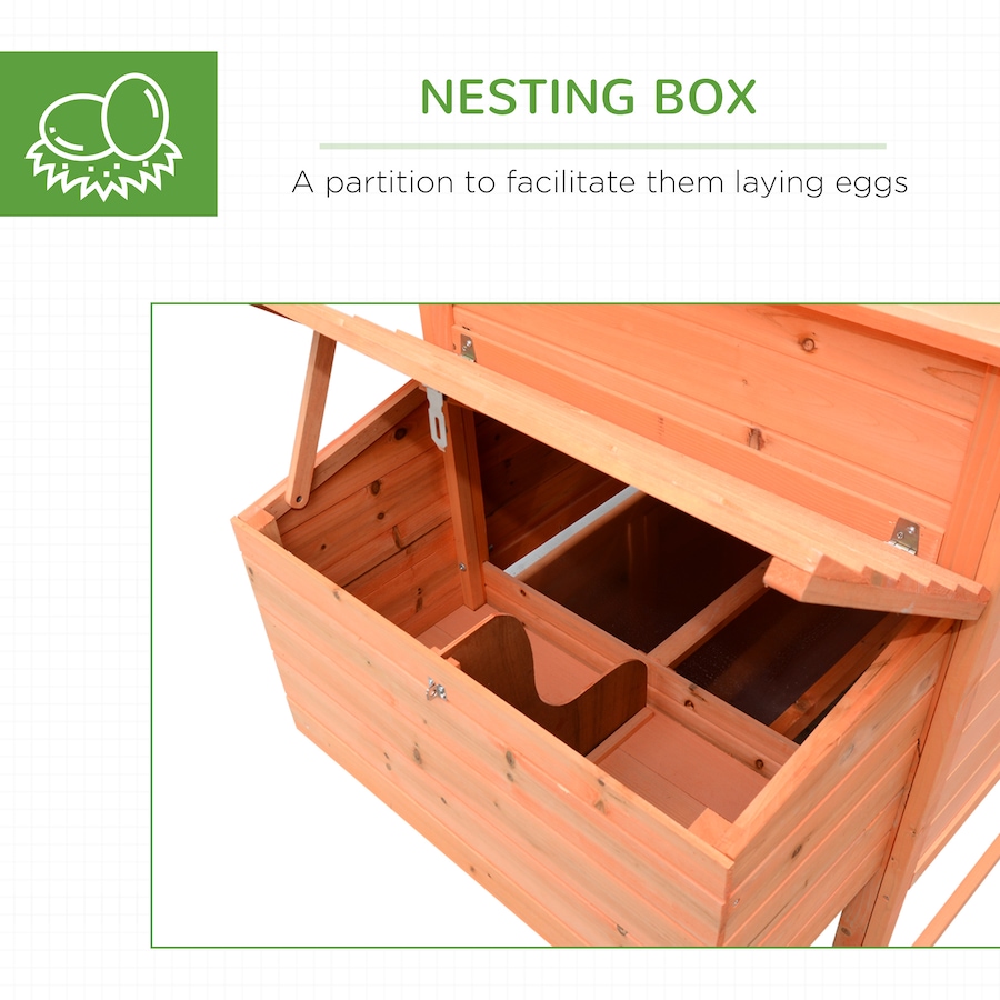 Image 982286_ALTMORE5.jpg, Product 982-286 / Price $259.99, PawHut 82" Deluxe Chicken Coop Wooden Hen House Rabbit Hutch from PawHut on TSC.ca's Home & Garden department