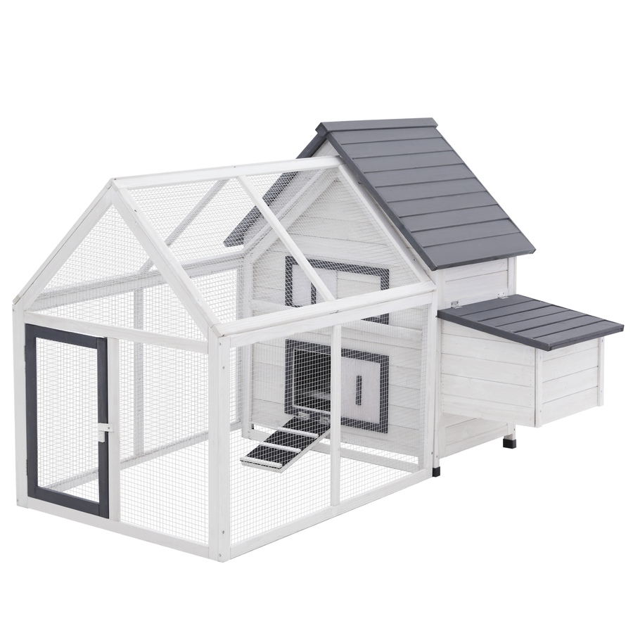 Image 982287.jpg, Product 982-287 / Price $229.99, PawHut Chicken Coop Rabbit Hutch with Nest Box, Ramp, 65" from PawHut on TSC.ca's Home & Garden department