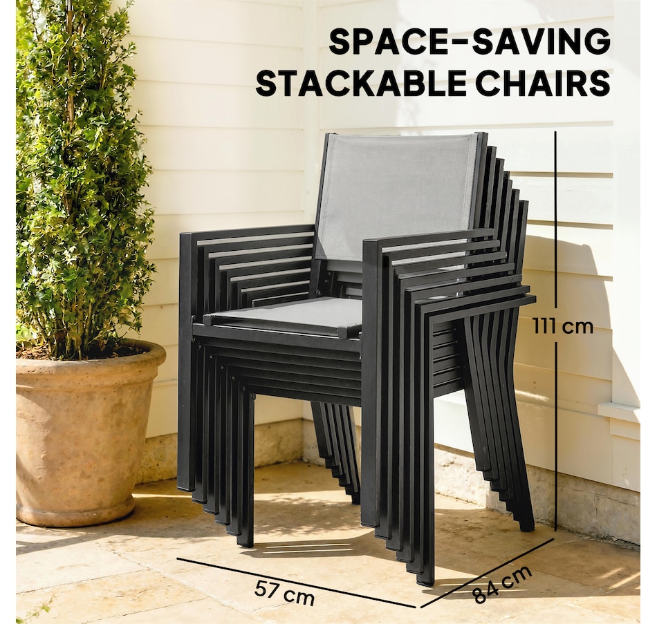 Image 982303_ALTMORE7.jpg, Product 982-303 / Price $699.99, Outsunny 7 Pieces Aluminum Outdoor Dining Set with Extendable Tabletop from Outsunny on TSC.ca's Home & Garden department