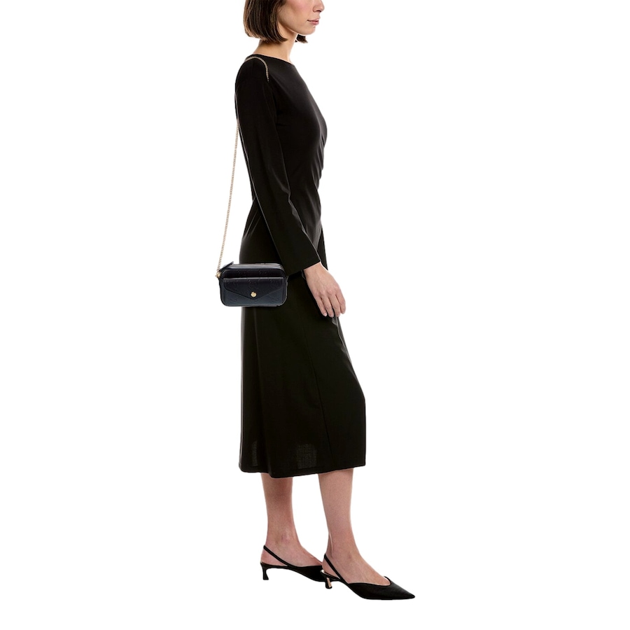 Image 982312_ALTMORE4.jpg, Product 982-312 / Price $2,417.00, Gucci Gilbert Black Guccissima Leather Double Zip Camera Crossbody Bag Gold Chain from Gucci on TSC.ca's Fashion department