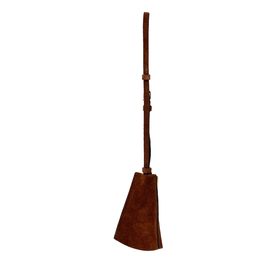 Image 982314_ALTMORE1.jpg, Product 982-314 / Price $1,145.00, Miu Miu Suede Leather Trick in Cognac Bag Charm from Miu Miu on TSC.ca's Fashion department