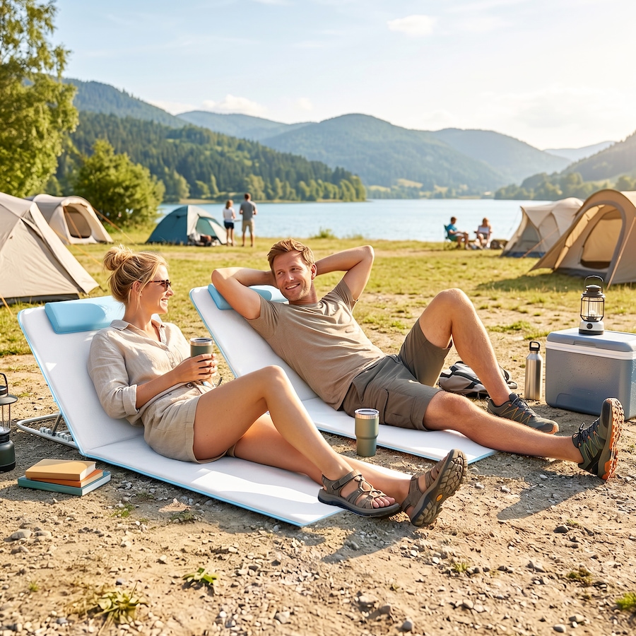Image 982329_ALTMORE32.jpg, Product 982-329 / Price $59.99, Outsunny 2 Pieces Outdoor Beach Lounge Chair from Outsunny on TSC.ca's Health & Fitness department