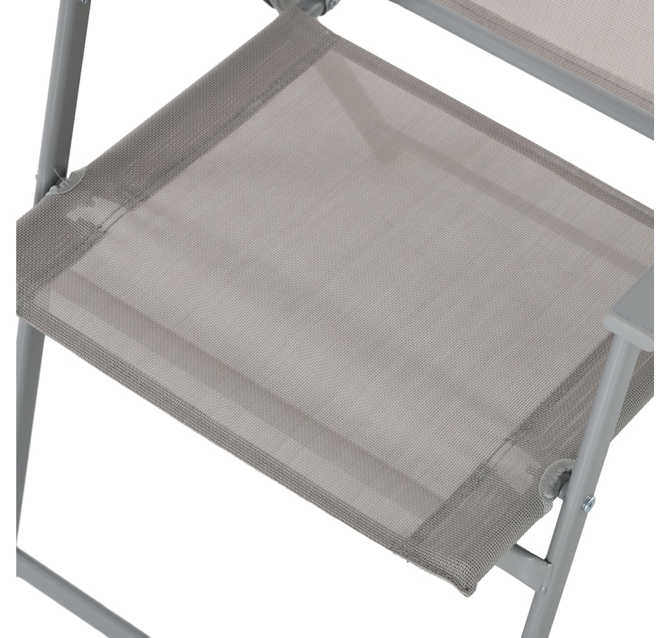 Image 982334_ALTMORE8.jpg, Product 982-334 / Price $444.99, Outsunny 8 Pcs Patio Dining Set w/ 6 Folding Chairs Dining Table Umbrella from Outsunny on TSC.ca's Home & Garden department