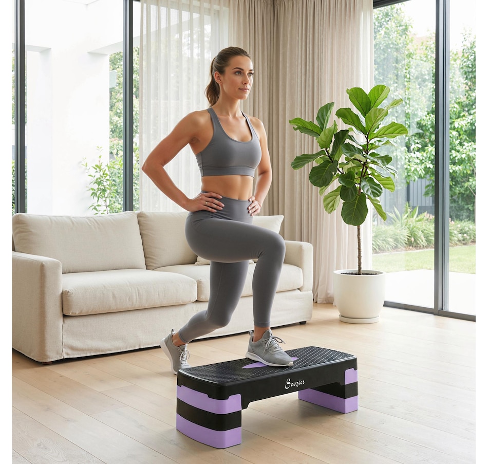 Image 982336_ALTMORE1.jpg, Product 982-336 / Price $41.99, Soozier Aerobic Exercise Step Platform, 4"/6"/8" Adjustable Aerobic Stepper from Soozier on TSC.ca's Health & Fitness department